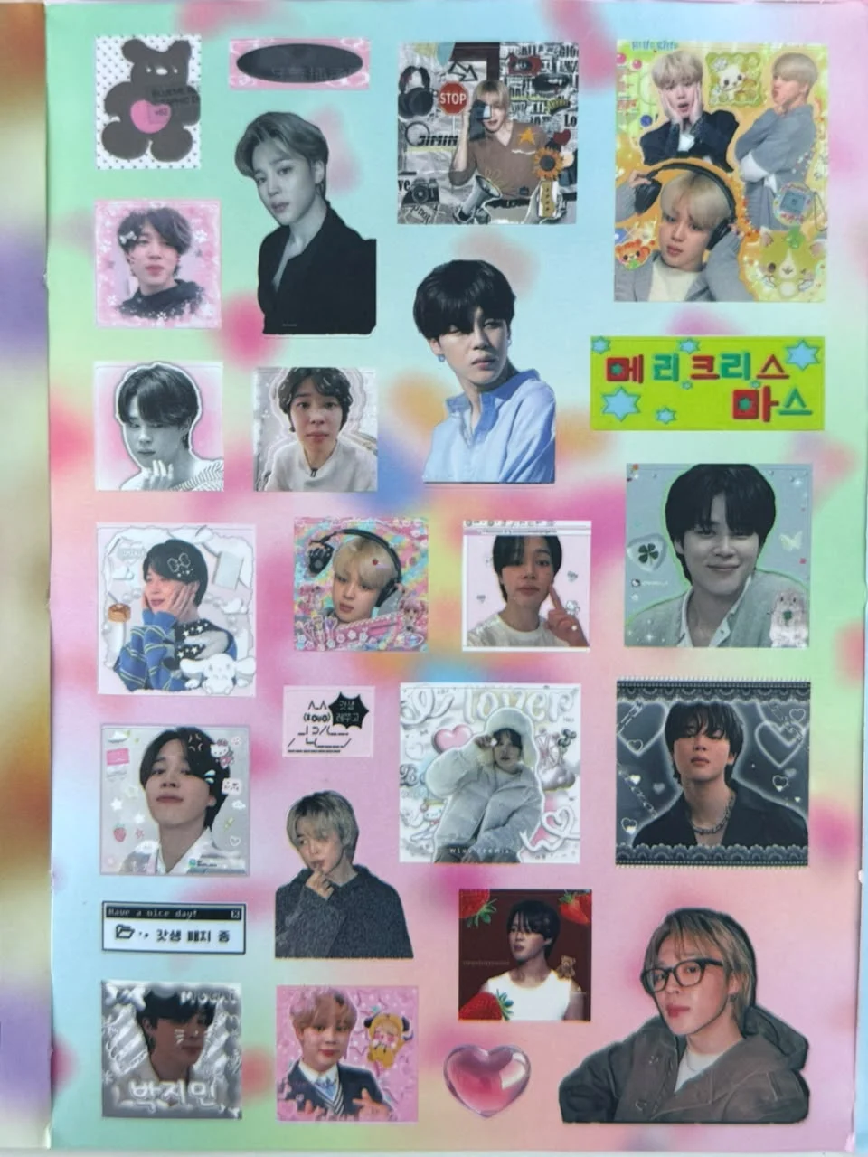 Sticker Sheets — JIMIN