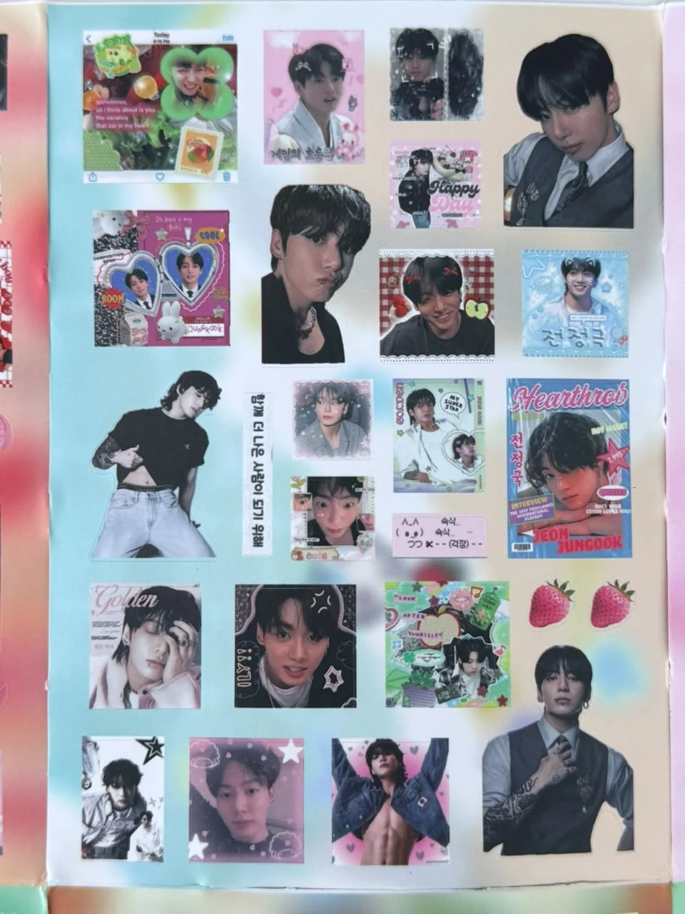 Sticker Sheets — JUNGKOOK